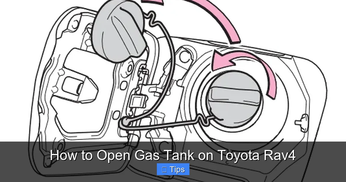 How to Open Gas Tank on Toyota Rav4