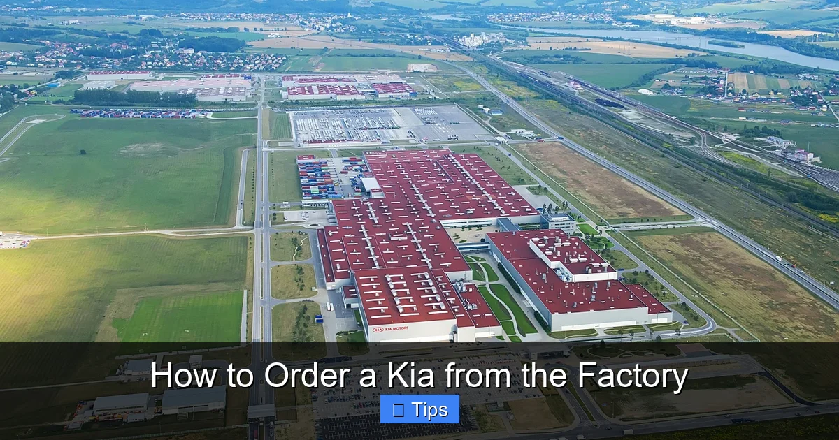 How to Order a Kia from the Factory
