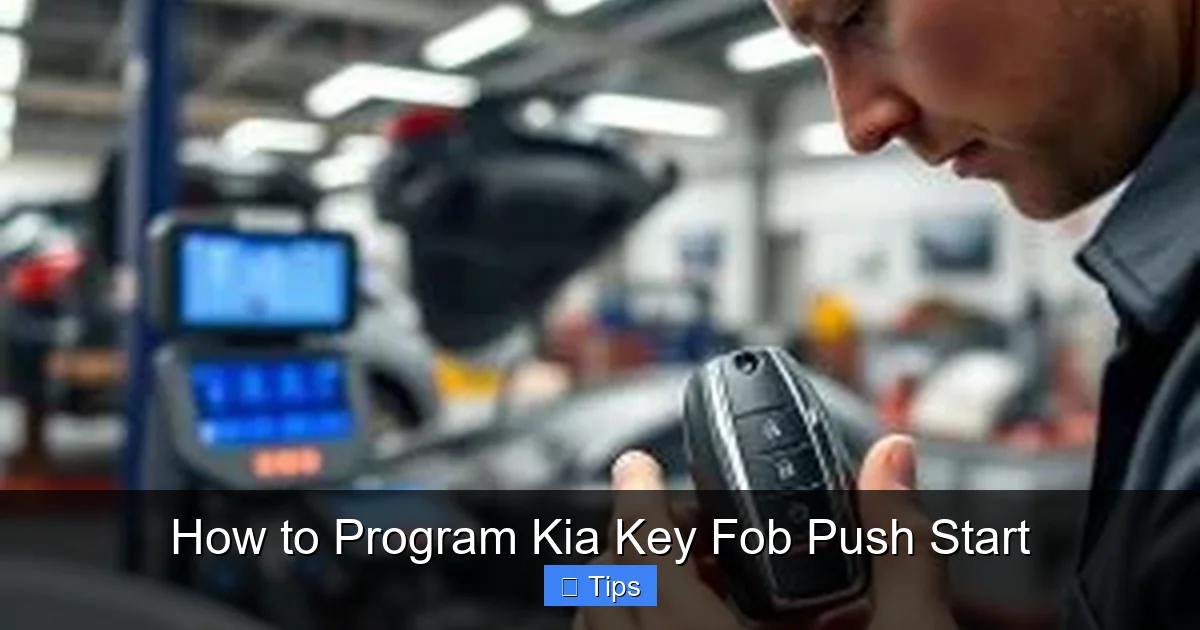 How to Program Kia Key Fob Push Start