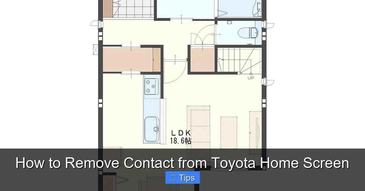How to Remove Contact from Toyota Home Screen