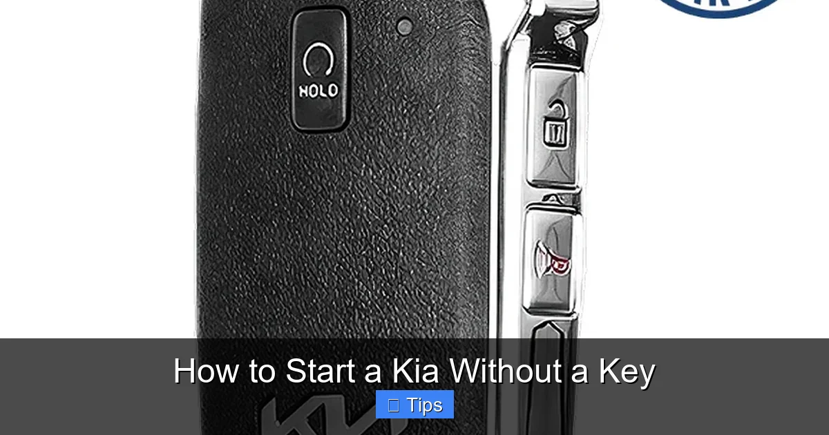 How to Start a Kia Without a Key