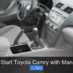How to Start Toyota Camry with Manual Key
