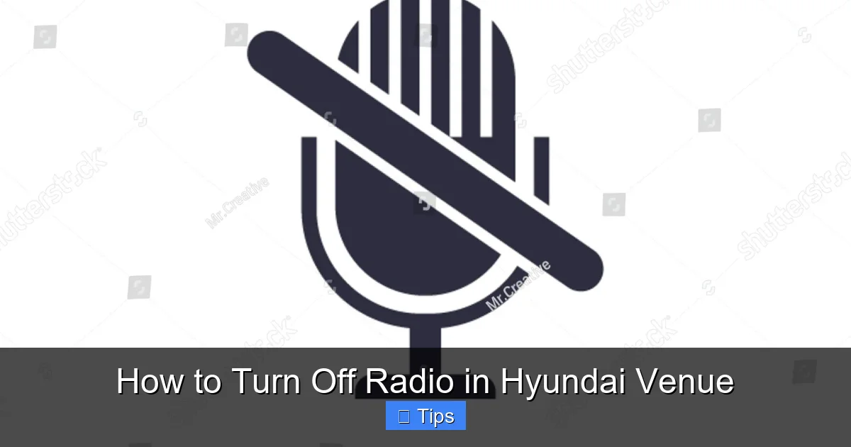 How to Turn Off Radio in Hyundai Venue