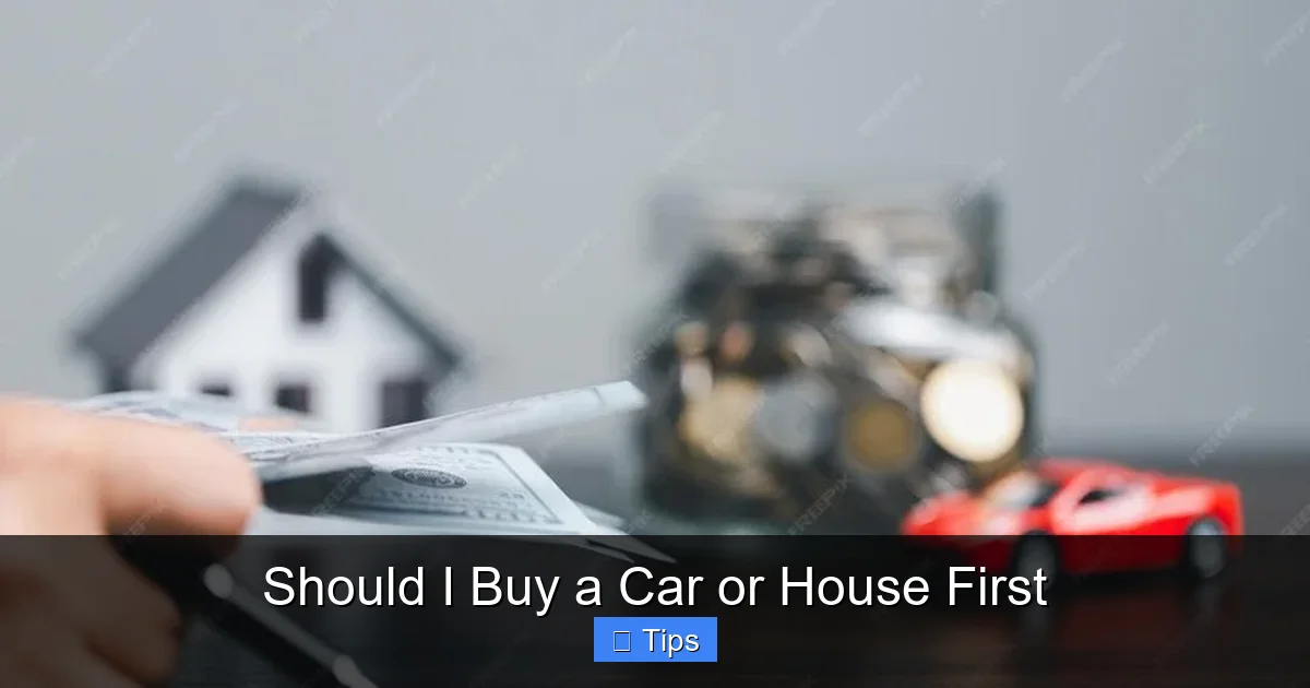 Should I Buy a Car or House First