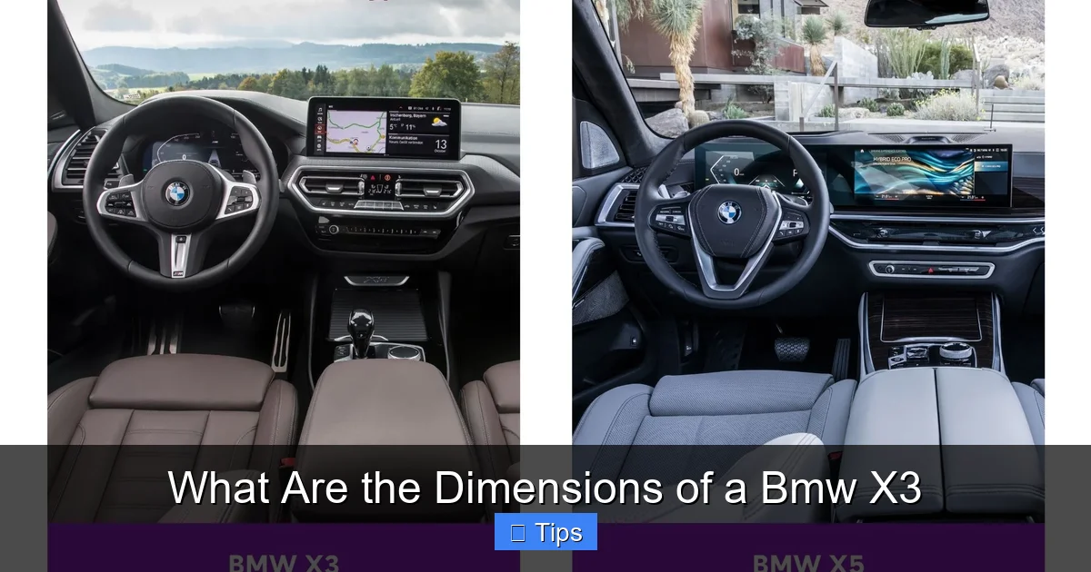 What Are the Dimensions of a Bmw X3