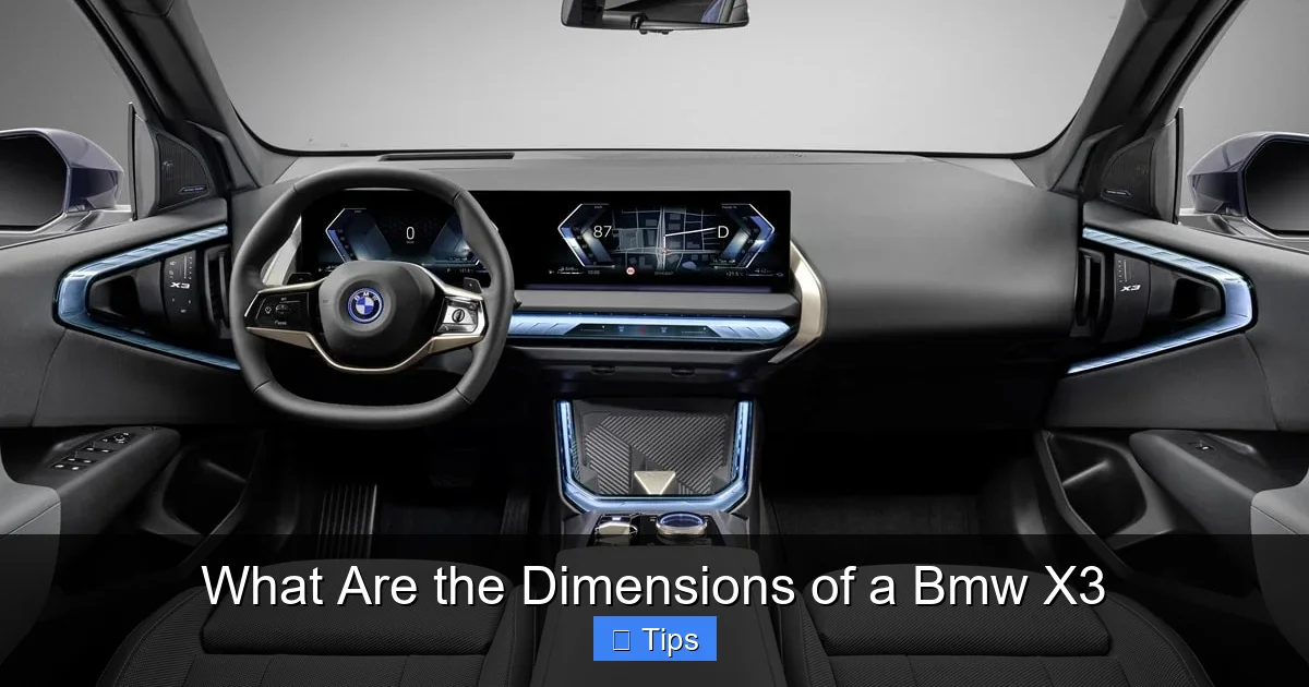 What Are the Dimensions of a Bmw X3