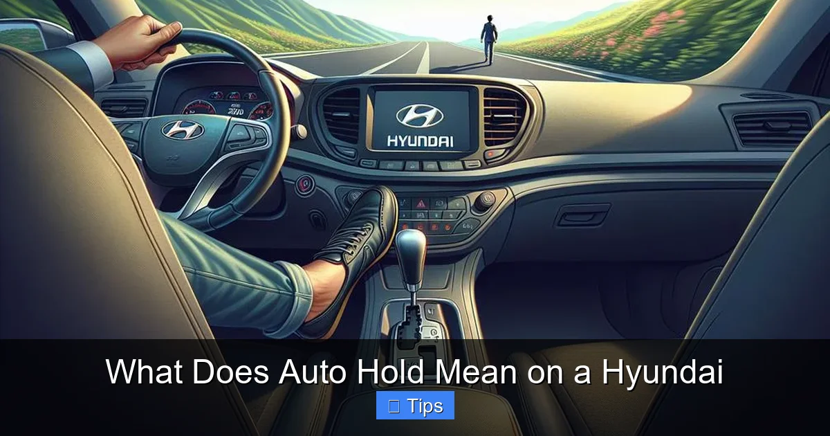 What Does Auto Hold Mean on a Hyundai