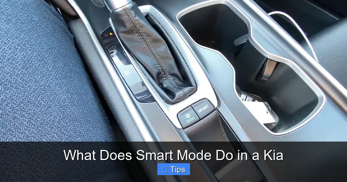 What Does Smart Mode Do in a Kia