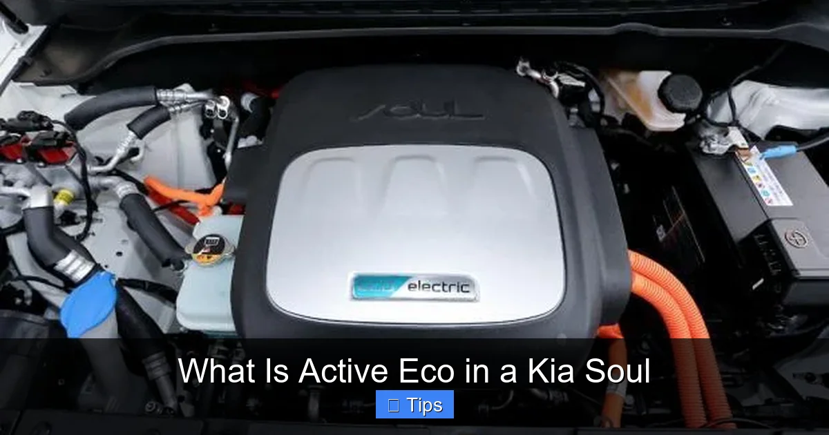 What Is Active Eco in a Kia Soul