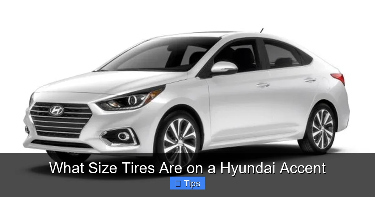What Size Tires Are on a Hyundai Accent