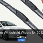 What Size Windshield Wipers for 2012 Toyota Camry