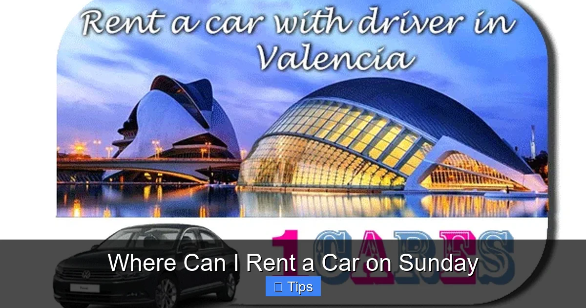 Where Can I Rent a Car on Sunday
