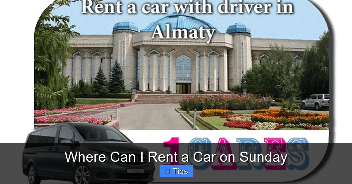 Where Can I Rent a Car on Sunday