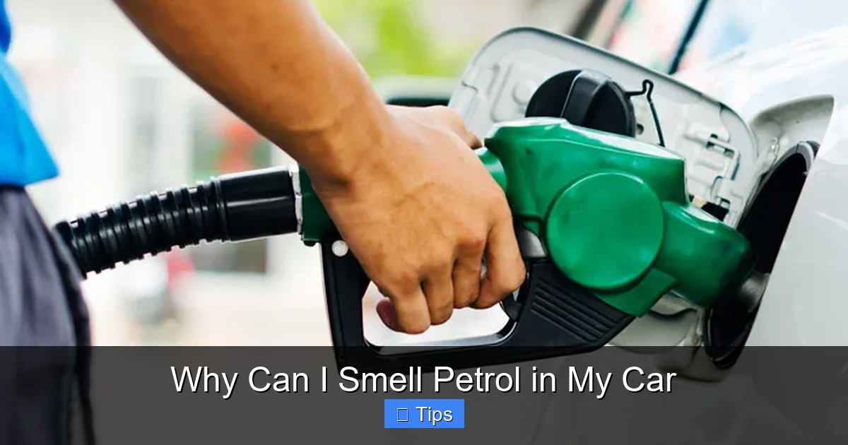 Why Can I Smell Petrol in My Car