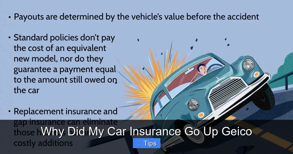 Why Did My Car Insurance Go Up Geico