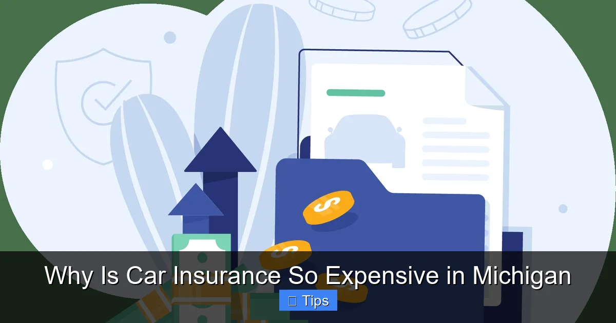 Why Is Car Insurance So Expensive in Michigan