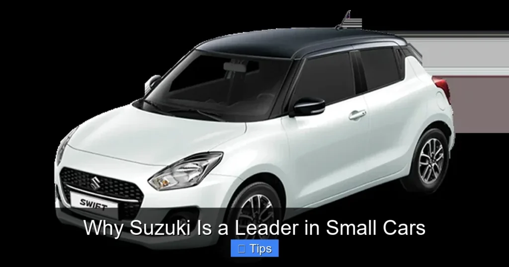 Why Suzuki Is a Leader in Small Cars