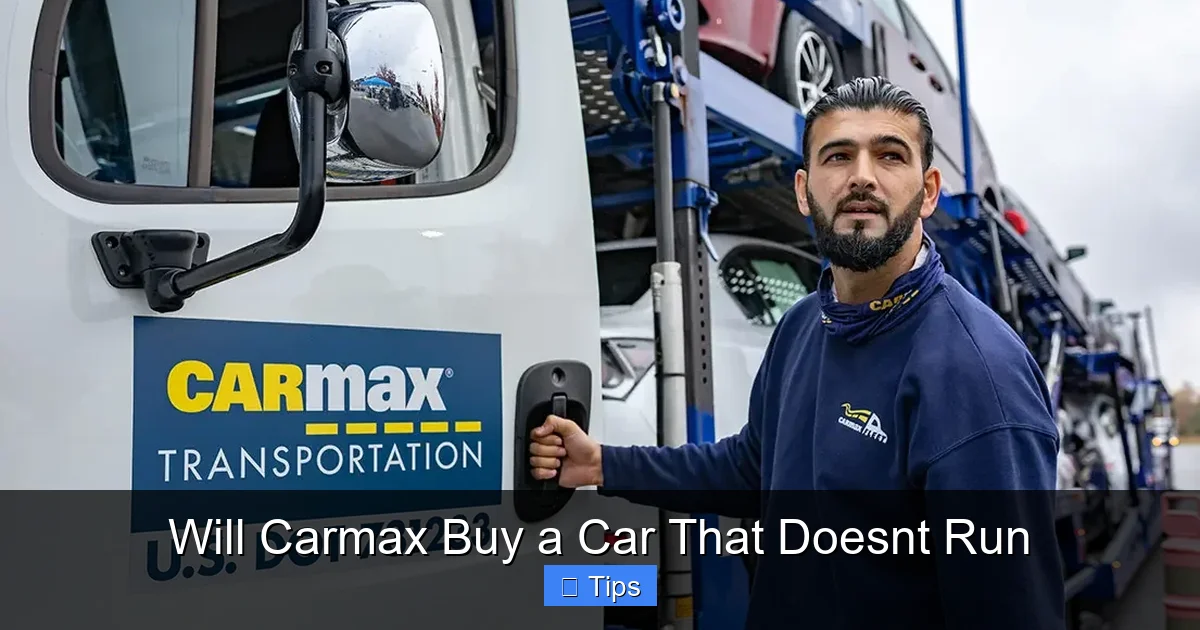 Will Carmax Buy a Car That Doesnt Run