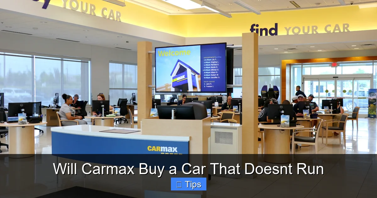 Will Carmax Buy a Car That Doesnt Run